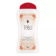 Talco Desodorante Perfumado Tabu Tradicional 100g