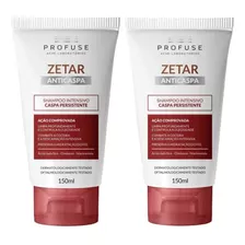 2 Shampoo Anticaspa Oleosidade Profuse Zetar Intensivo 150ml