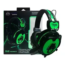 Audifono Gamer Halion S2 Monkey Verde 