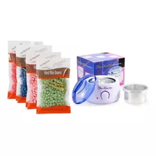 Kit Cera Española 400gr Hard+fundidor Spa Belleza Depilación