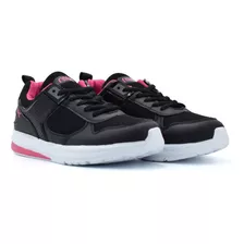 Zapatilla Deportiva Negra Y Fucsia Copiapo Hombre Rave