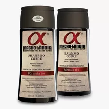 Kit Shampoo + Bálsamo Para Barba Ruiva - Macho Lândia 84