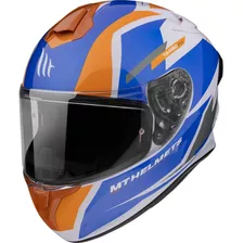 Casco Moto Mt Targo Pro Certificado Ece 2205 Con Aleron