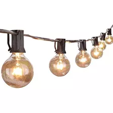 Guirnaldas De Luces Para Exteriores De 25 Pies G40 Globe Pat