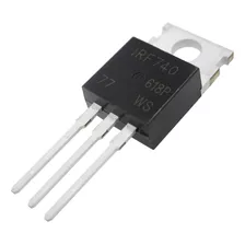 2x Transistor Mosfet Irf740 Canal N, 10a, 400v, To-220