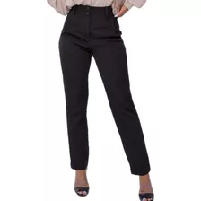 Calça Feminina Alfaiataria Social Tecido Premium Skinny Slim