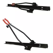 Transbike Suporte Rack Calha Teto Aro 26 27,5 29 700 Bike Cor Preto