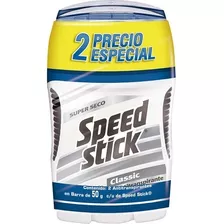 Desodorante Speed Stick Barra 50 Gr X2 Classic