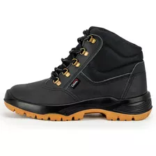 Bota Botina Nobuck Trabalho Infinity Bico Pvc Promoção