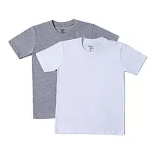 Kit 2 Camisetas Infantil Jokenpô Básica Masculina