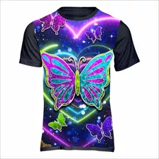 Camisa Camiseta Borboleta Tie Die Tye Dye Colorida Taidai 11