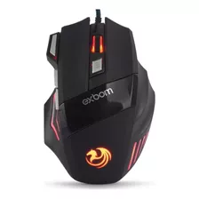 Mouse Gamer Para Jogo 3.200 Dpi Óptico Com Led Rgb Usb Exbom