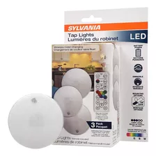 Sylvania Rgbw Puck Led Luz Nocturna Con Control Remoto, Colo