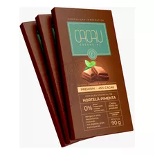 Chocolate 45% Cacau Com Oe Essencial De Hortelã Pimenta 90g