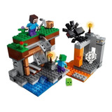 Set De Construcción Lego Minecraft The  Abandoned  Mine 248 Piezas  En  Caja