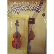 Miniatura Instrumento Musical Viola De Gamba Nº 15 - Salvat