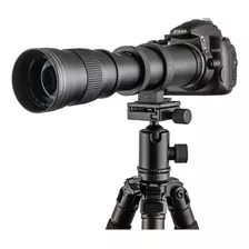 Lente 420-800mm Super Telefoto Zoom Para Câmera Canon