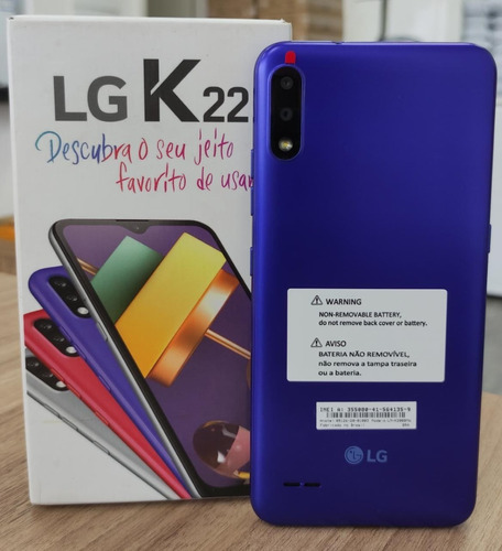 LG K22 Dual Sim 32gb Azul - Blue 2gb Ram Vitrine Com Nota