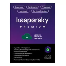 Kaspersky Total Security Premium 5 Dispositivos 2 Años.