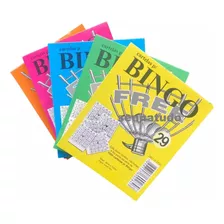 Cartela De Bingo Free Color 45 Blocos (4500 Folhas)