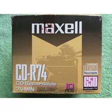 Eam 10 Cdr Maxell 74 Minutos Recordable 650 Megabyte Japones