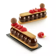 Molde De Silicona Truffle Eclair 75 Pastelería Silikomart®