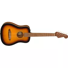 Guitarra Acustica Fender Redondo Mini 0970710103 Con Funda