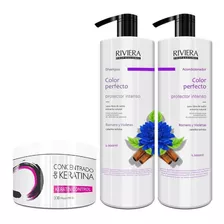 Pack Reparador Shampoo 1l + Acondicionador Riviera + Keratin