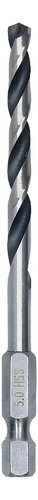 Brocas Mechas Hss Pointteq Ø 5 Mm Bosch Hexagonal X 10 Uds