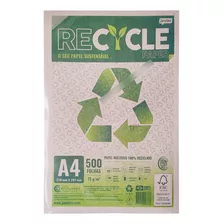 Papel Reciclado 500 Folhas Recycle Paper - Jandaia