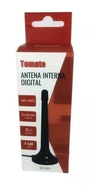Antena Interna Digital Tv Digital Hdtv Dtv Tomate Mtv 3015