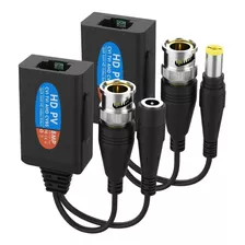 Video Balun Rj-45 A Bnc 8mp - Pack 3 Unidades