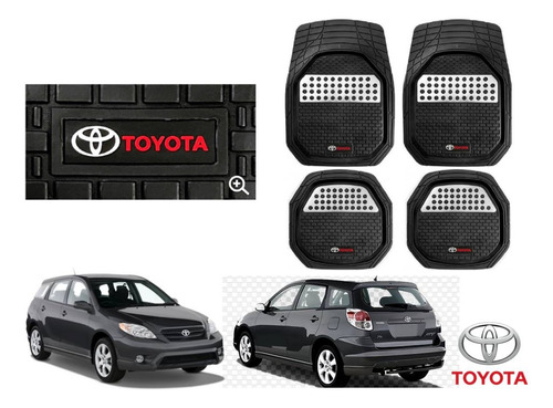 Tapetes 3d Logo Toyota + Cubre Volante Matrix 2003 A 2008 Foto 2