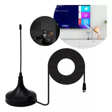 Mini Antena Digital Para Tv Hd De Interior Con Cable Coaxial