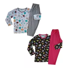 5 Pijamas Femininos Masculinos Infantil Revenda Atacado