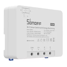 Interruptor Wifi Con Medición De Energía Sonoff Pow R3 De 25a