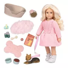 Lori Dolls Dafina's Pet Play Set Mini Doll & Dog Set M