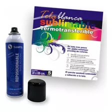 Kit Para Sublimar En Algodon Aerosol + Tela Termoadhesiva