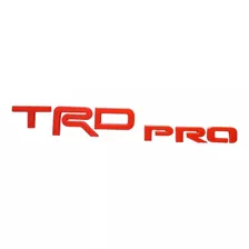 Emblema Insignia Trd Pro Toyota Runner Tundra Fortuner Hilux