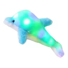 Delfin Luminoso Almohada Cojin Peluche Con Luz 
