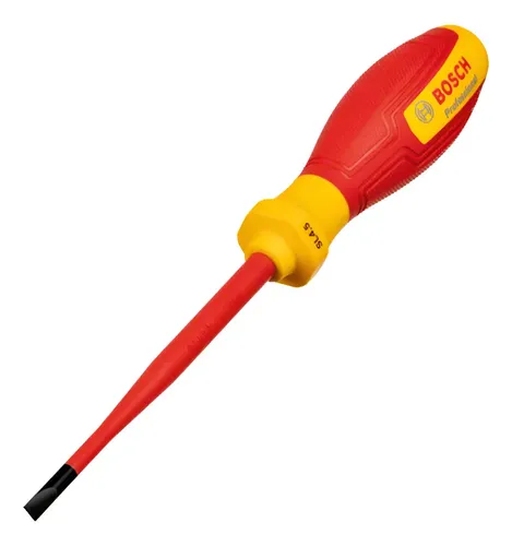 Destornillador Plano Sl 4.5 X 100 Mm Bosch Vde Dielect 1000v