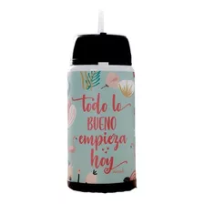 Matelisto Termo 500 Ml Mate Incorporado Automate Con Frase