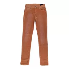 Calça Oh Boy De Veludo Laranja