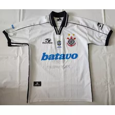 Rara Camisa De Jogo Do Corinthians 1999 Topper #6 Batavo 