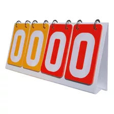 Flip Score Board Score Counter Multi Sports Amarelo Vermelho