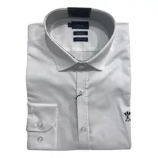 Camisa Botão Caseado Slim Arrow