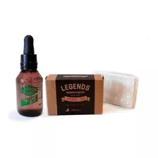 Aceite Par Barba 30ml Mint Jabón Coco Legends Combo Barberia