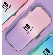 Funda Para Nintendo Switch Oled - Normal + Mica Para Pantall