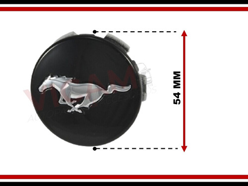 Kit De Centros De Rin Mustang 2015-2023 54 Mm Fr3c-1a096-ac Foto 3