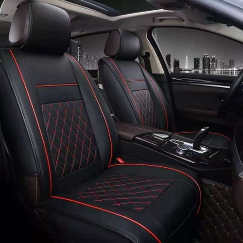 Funda Cubre Asiento Eco-cuero Auto Luxury Valor Por Pieza Foto 2